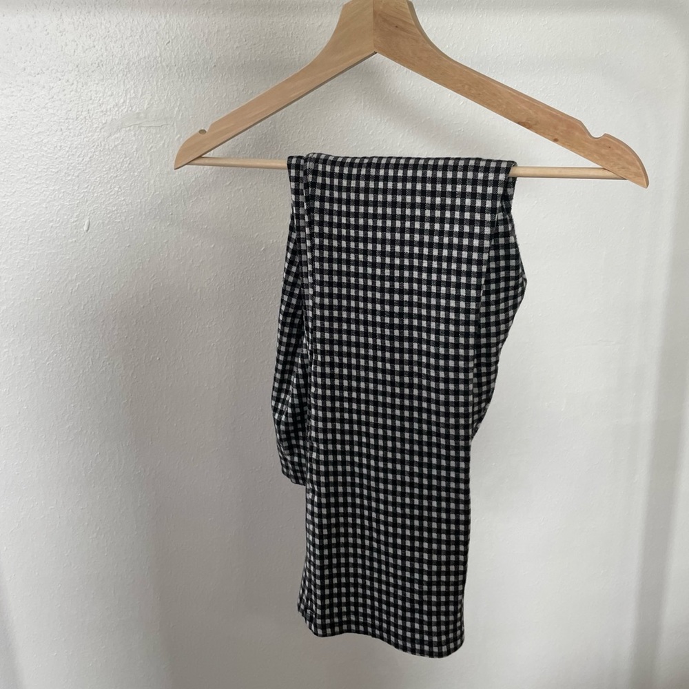 Checkerboard gingham pants - worn once